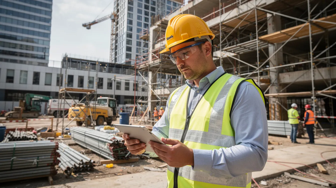 Audit di cantiere con AI: checklist, controlli sul campo ed evidenze
